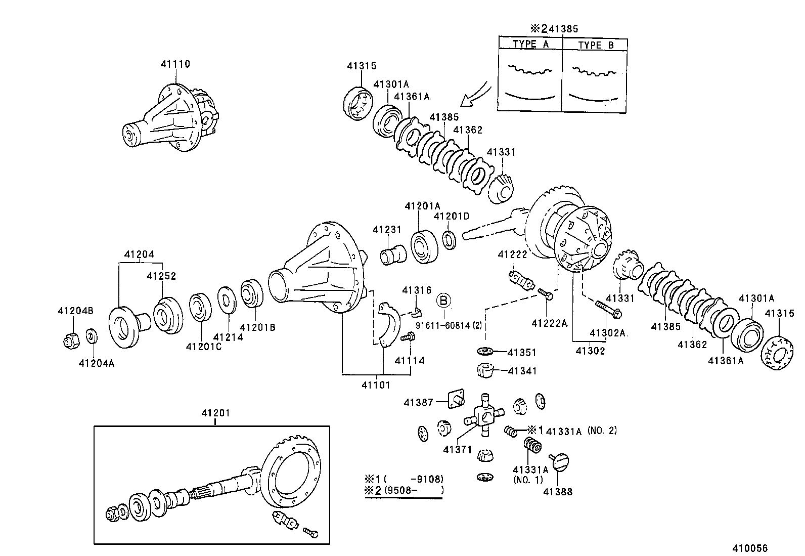 Rear Axle Housing Differential