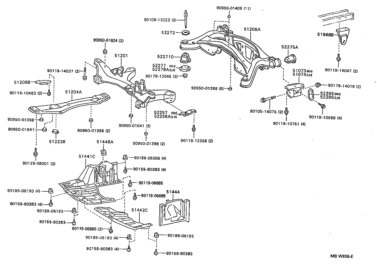 Suspension Crossmember & Under Cover
