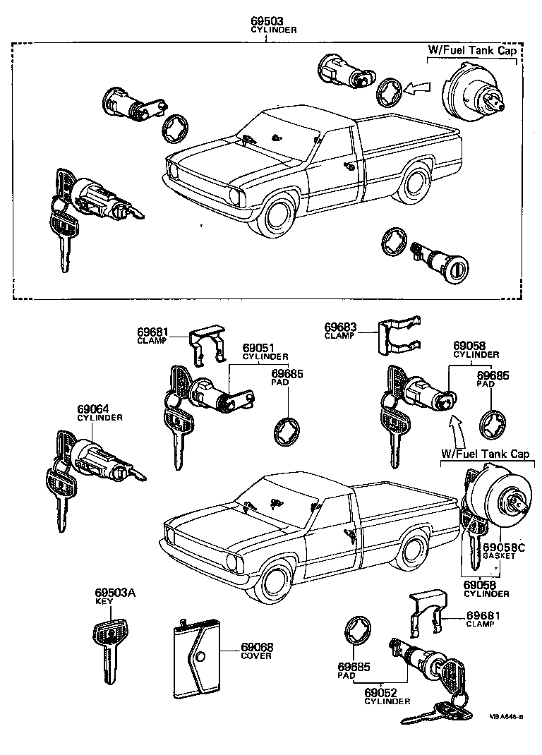 Lock Cylinder Set