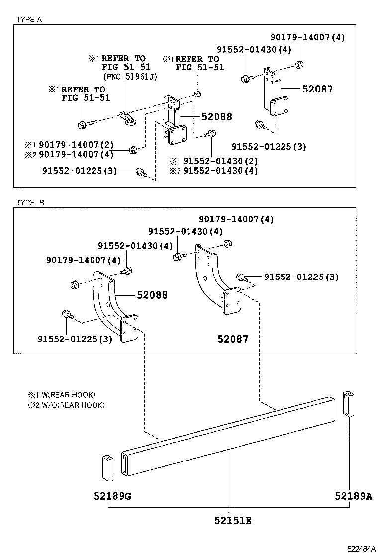 Rear Bumper & Bumper Stay