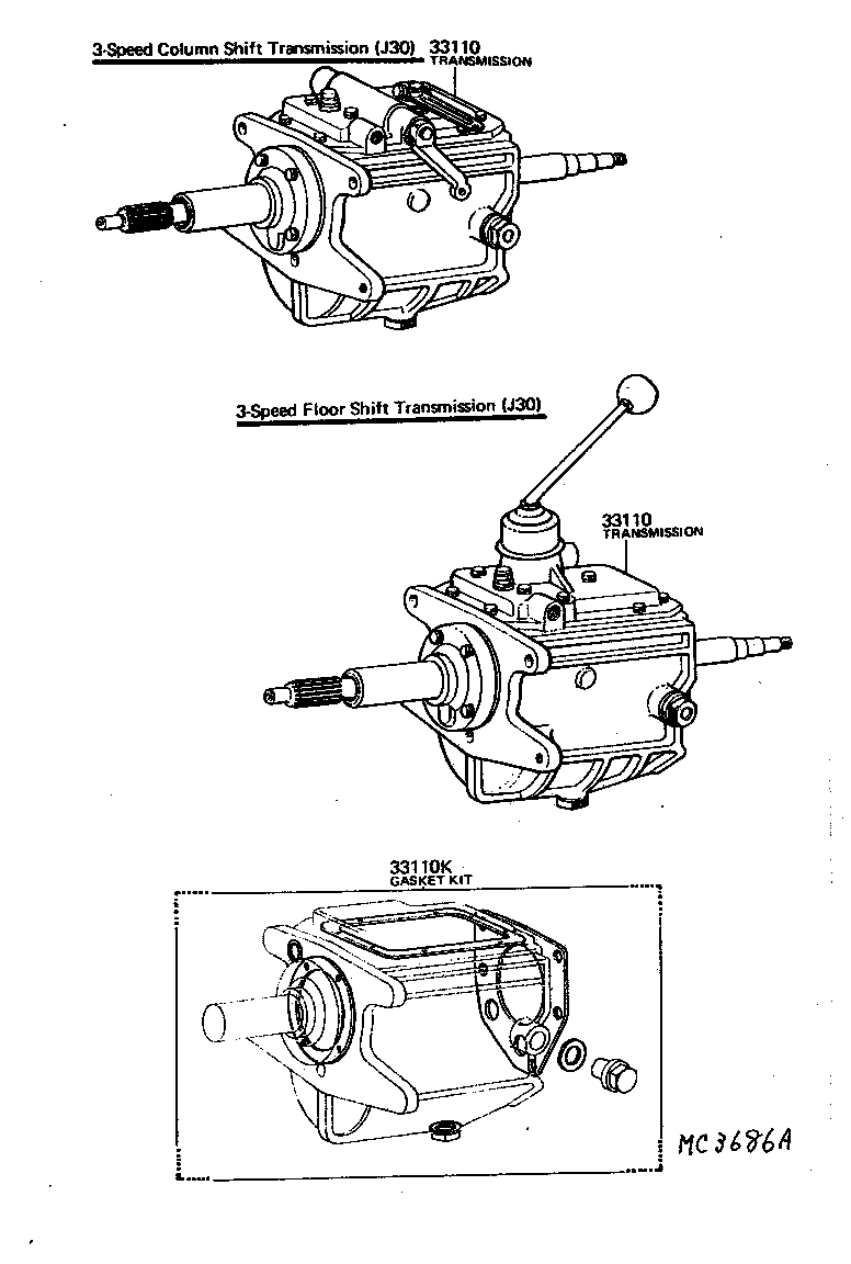 Conjunto de transmisión o transmisión y kit de juntas