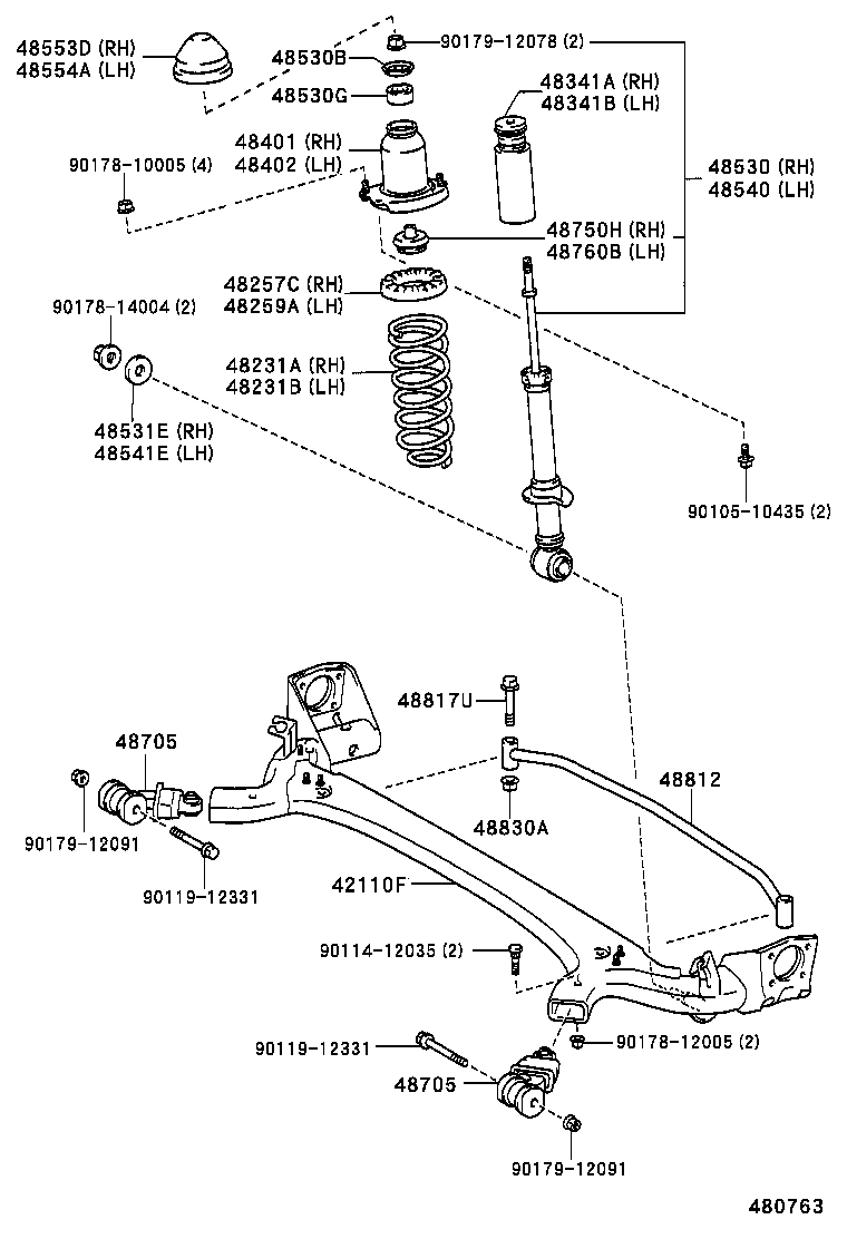 Rear Spring & Shock Absorber