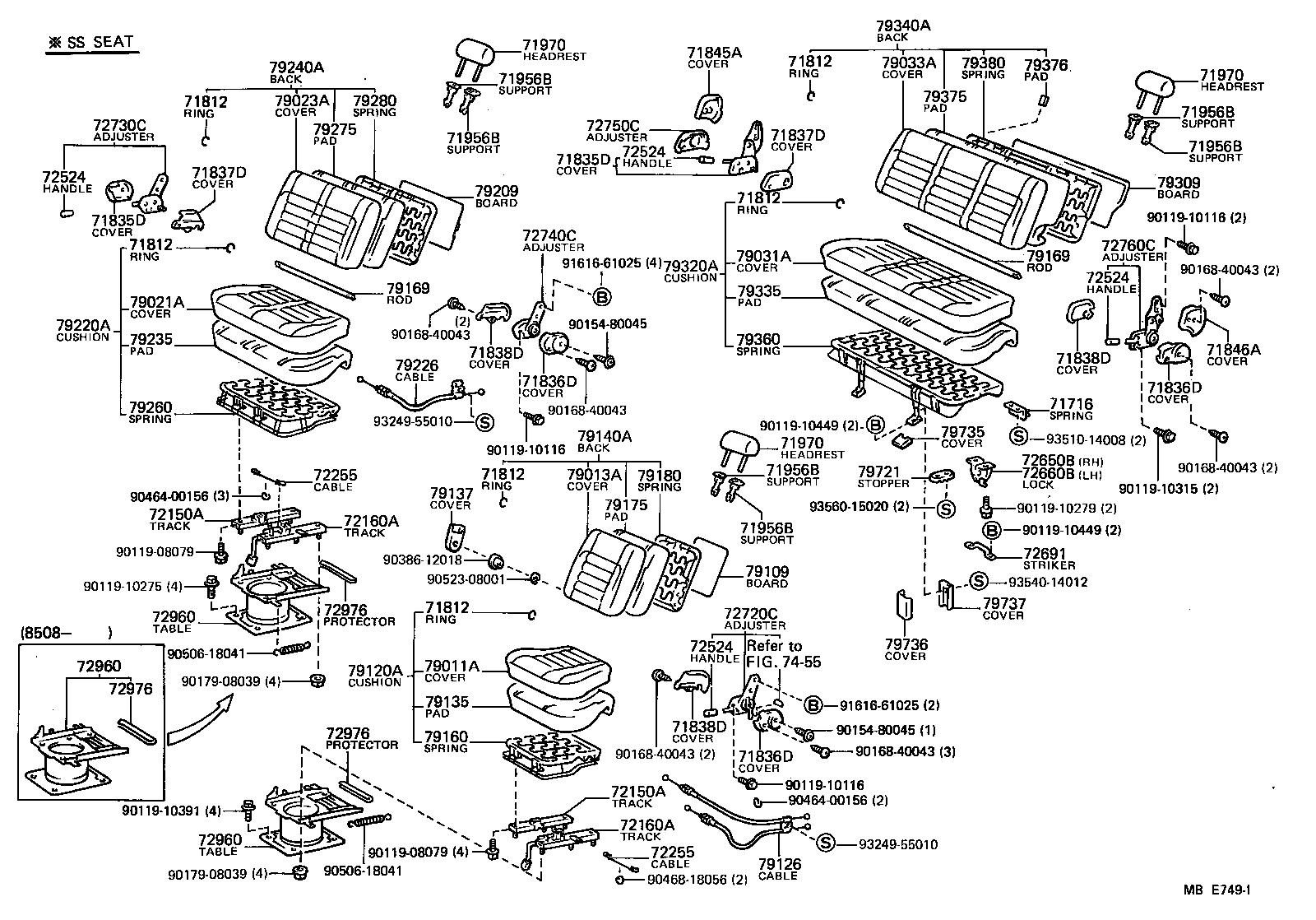 Seat & Seat Track