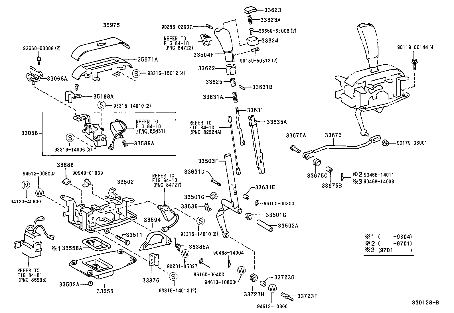 9050106080 Spring, Compression (For Shift Lock Release Link) Toyota