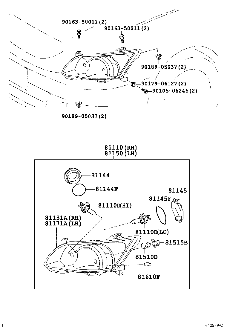 Lámpara de cabeza