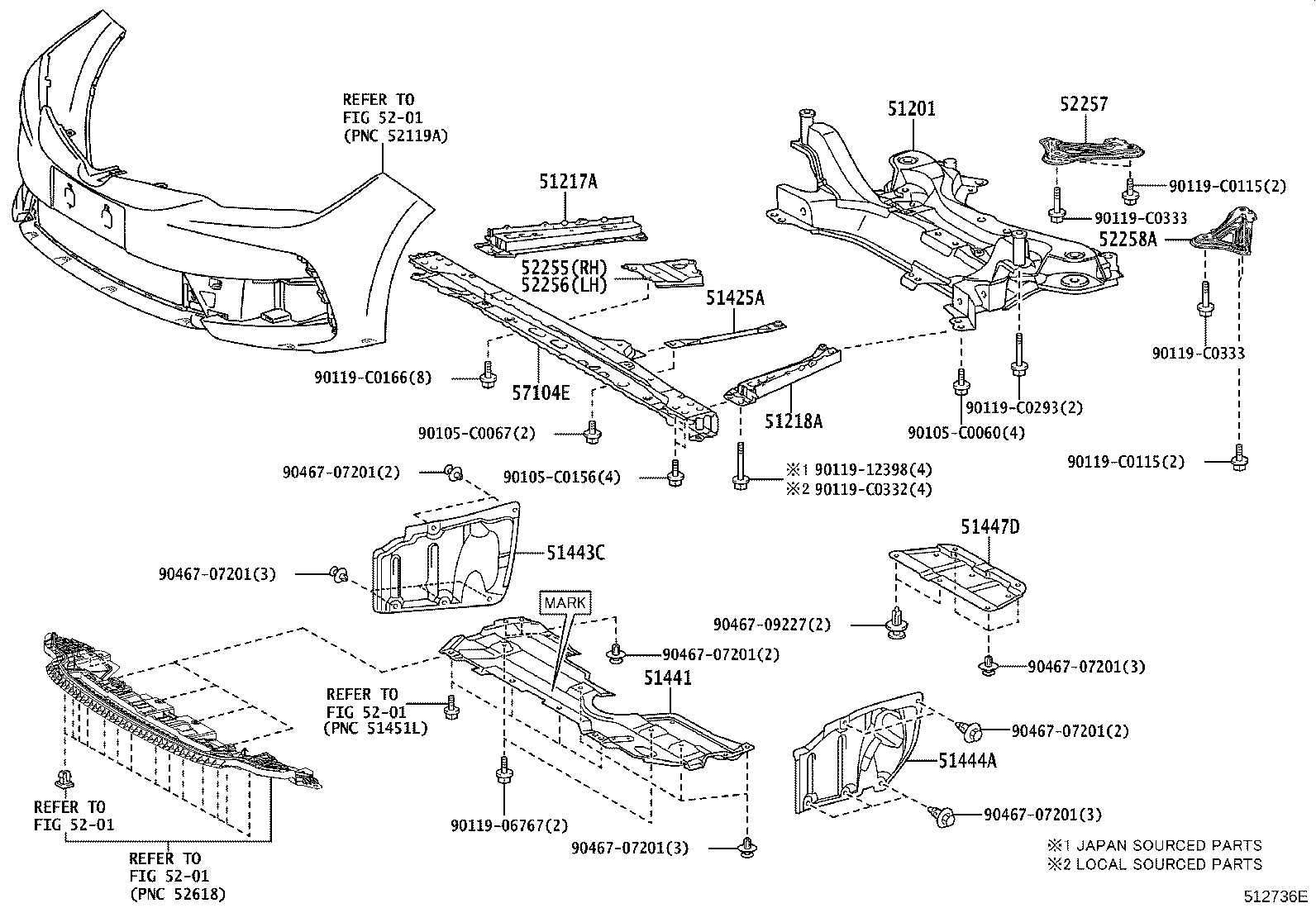 Suspension Crossmember & Under Cover