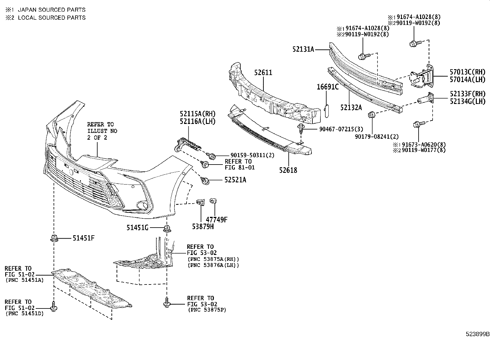 Front Bumper Bumper Stay