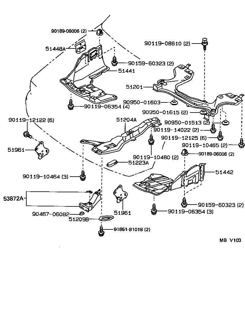 Suspension Crossmember & Under Cover