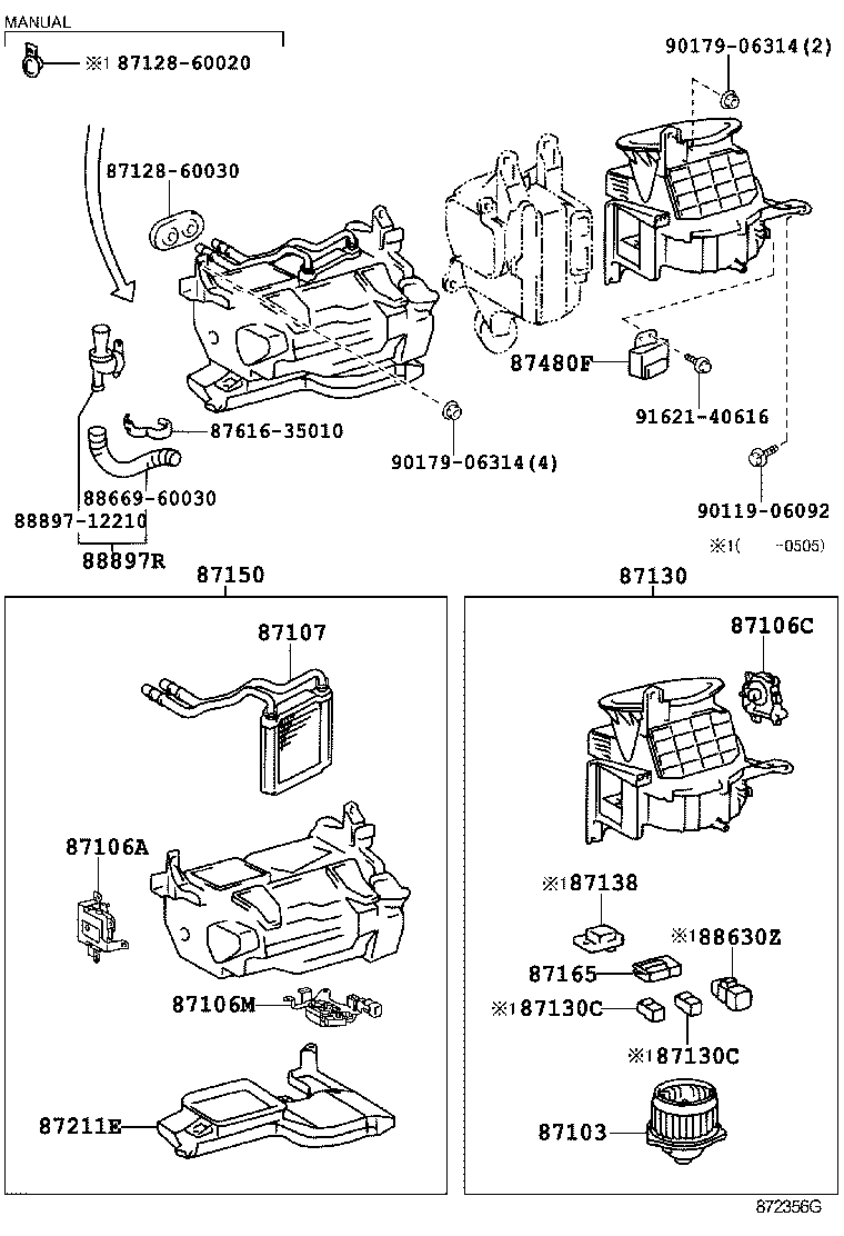 Heating Air Conditioning Heater Unit Blower