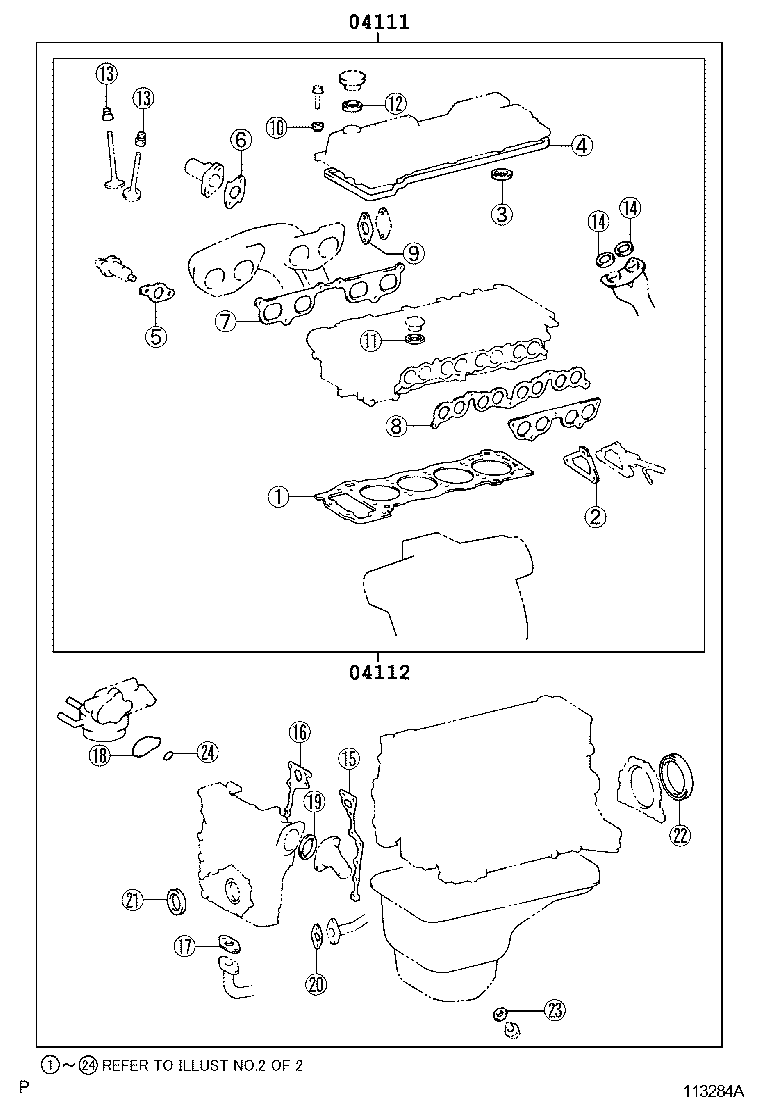 Engine Overhaul Gasket Kit