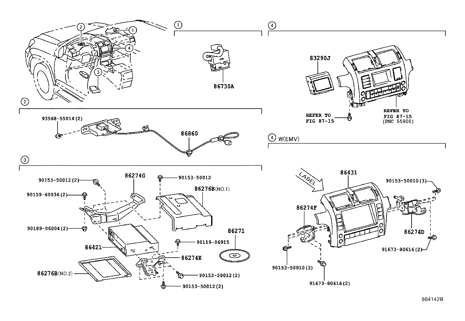 Navigation Front Monitor Display