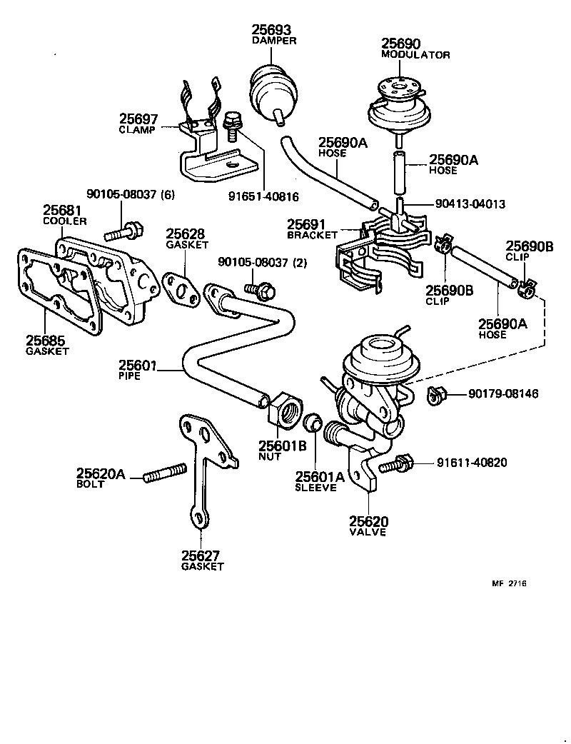 Sistema de recirculación de gases de escape