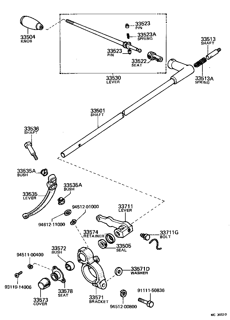 Control Shaft & Crossshaft