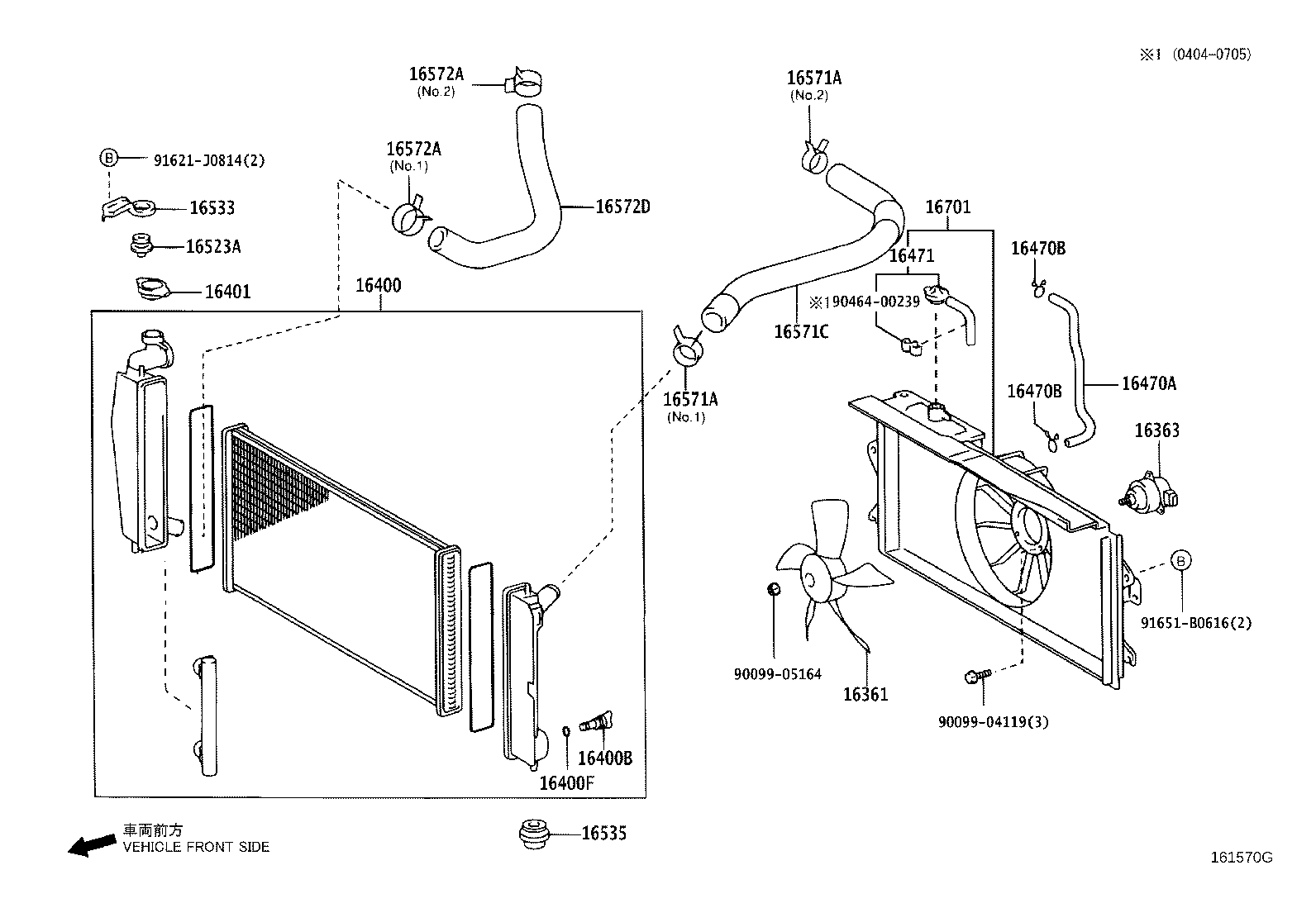 Radiator Water Outlet
