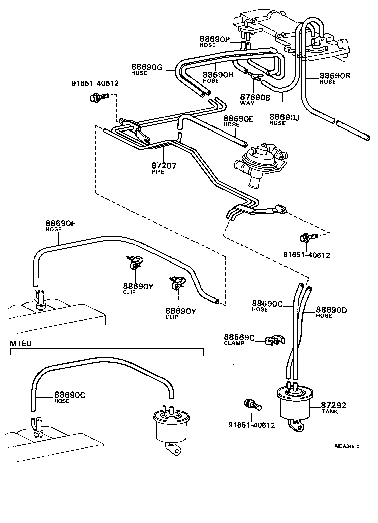 Tuberías de vacío para calefacción y aire acondicionado