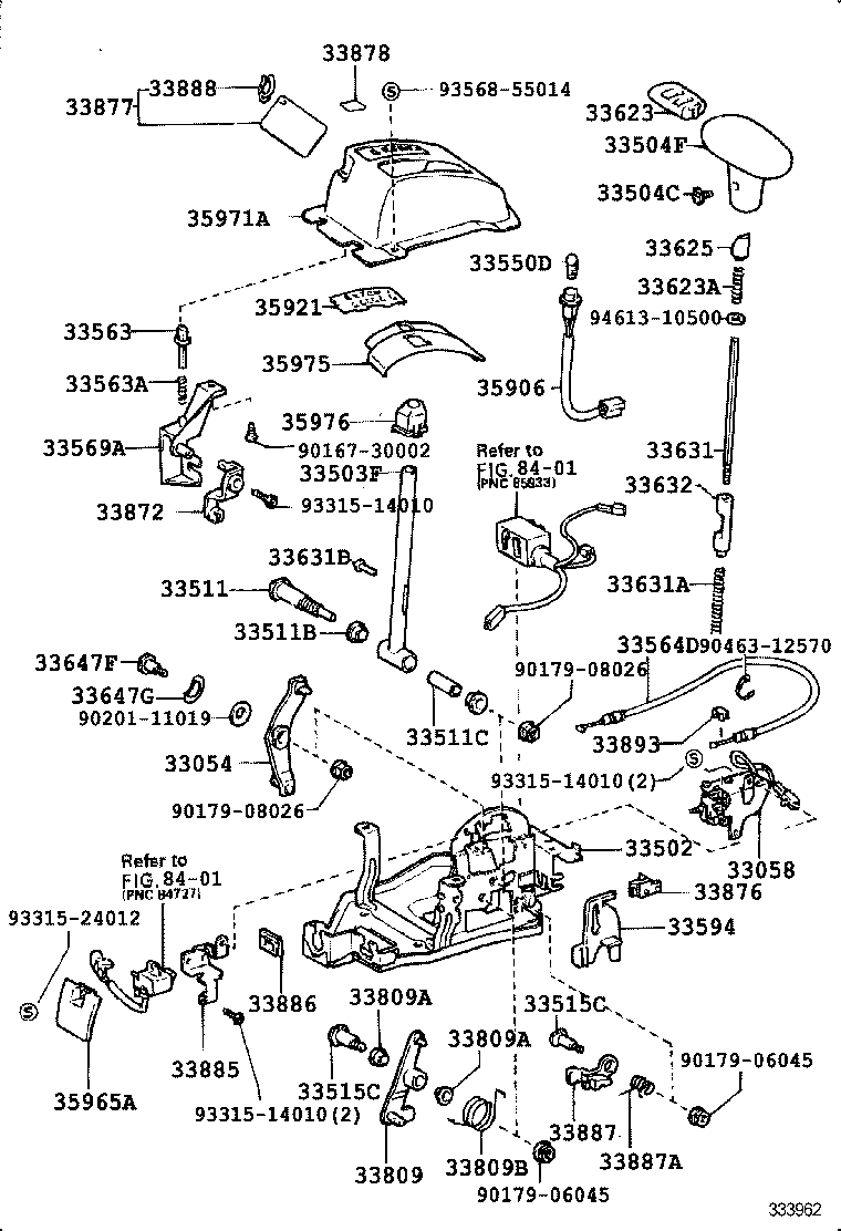 Shift Lever & Retainer