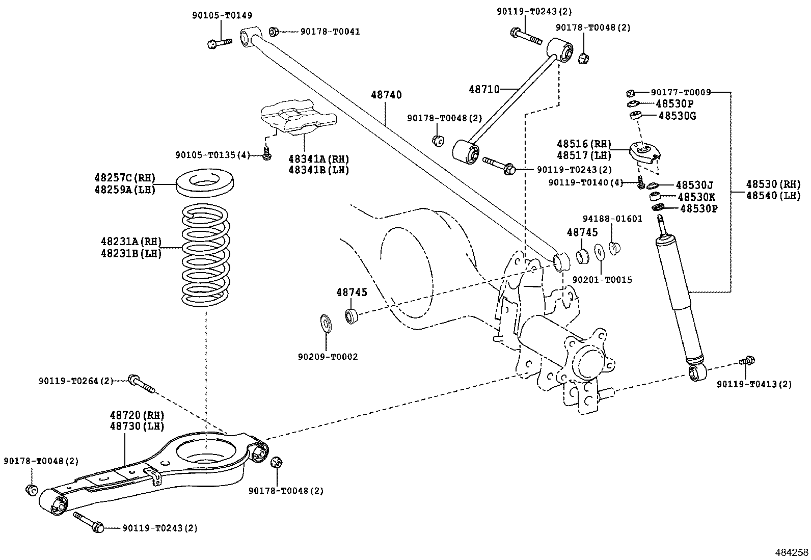 Rear Spring & Shock Absorber