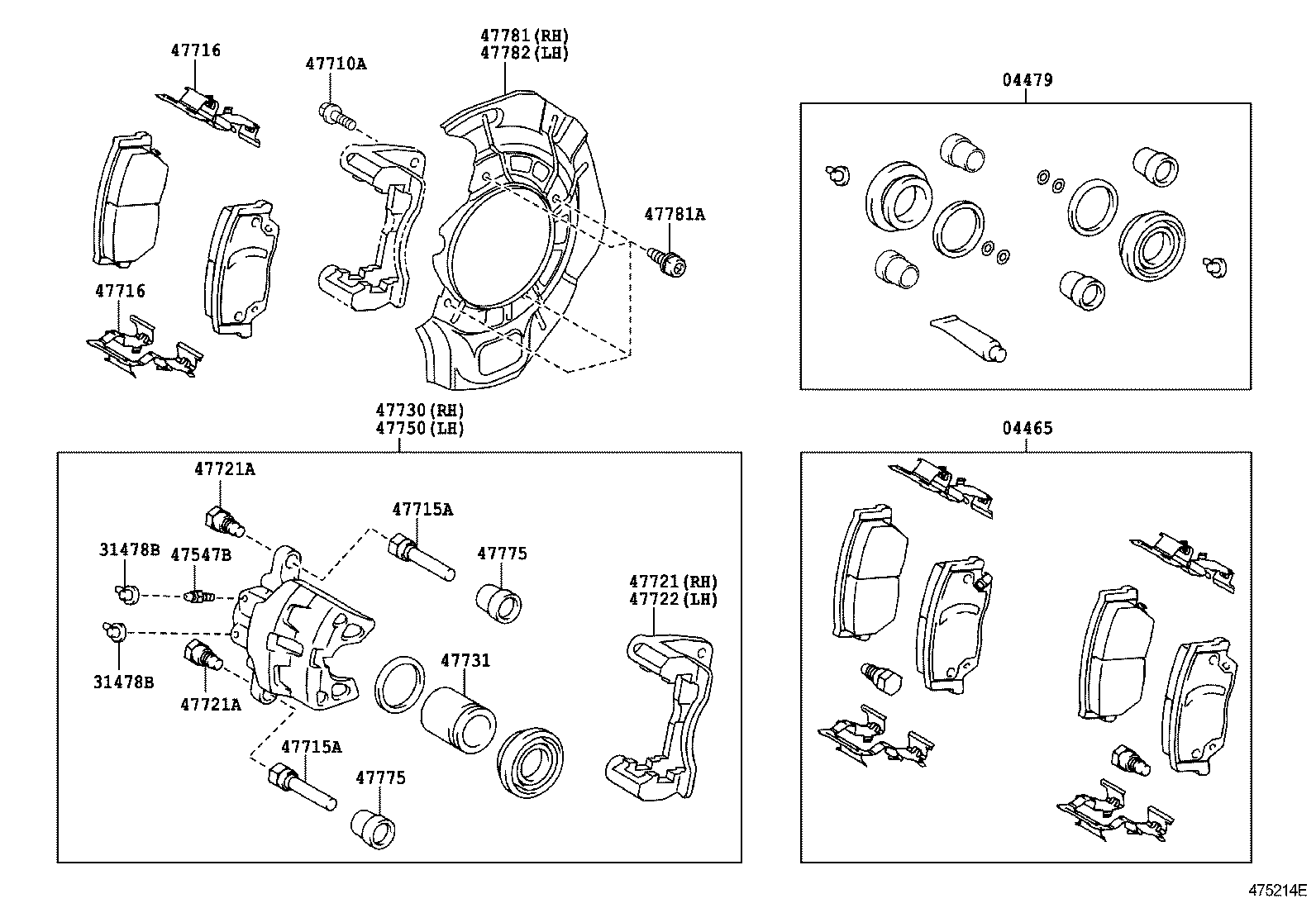 Front Disc Brake Caliper Dust Cover