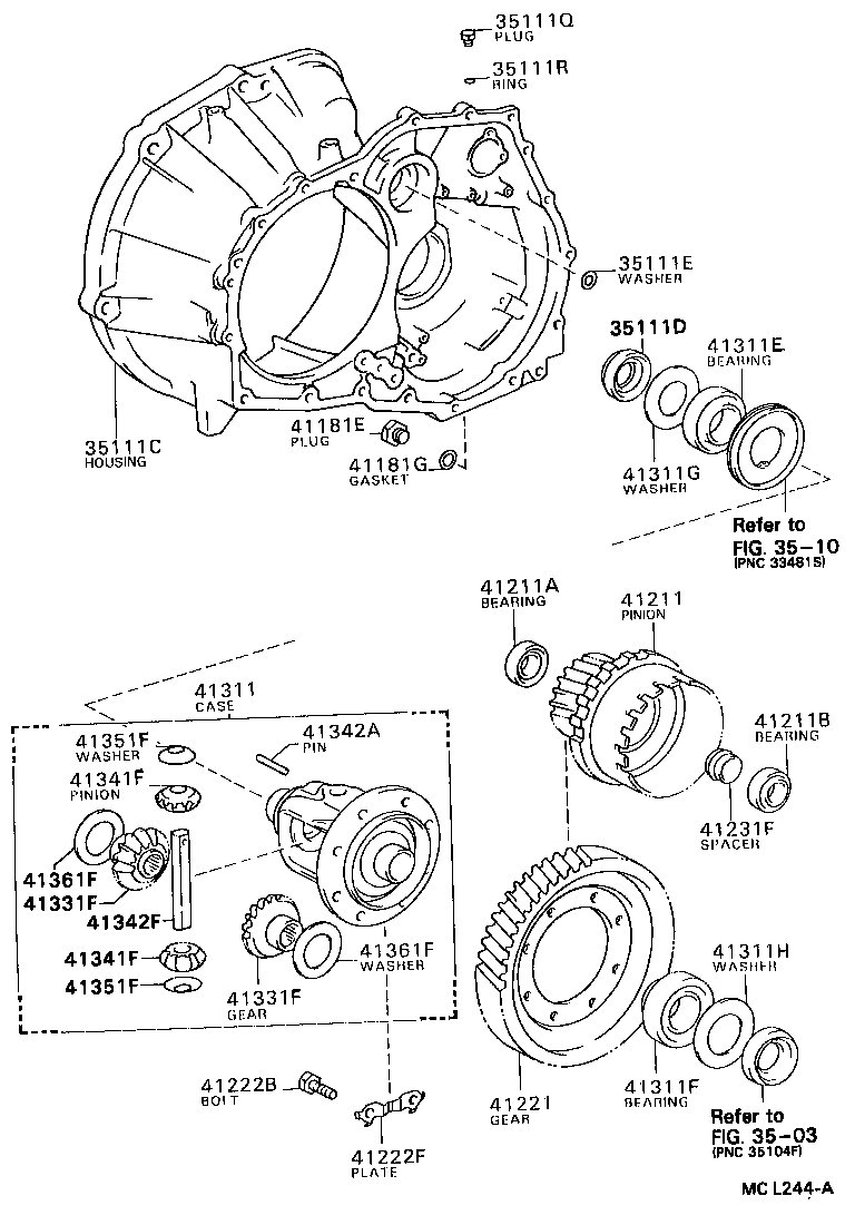 Front Axle Housing & Differential