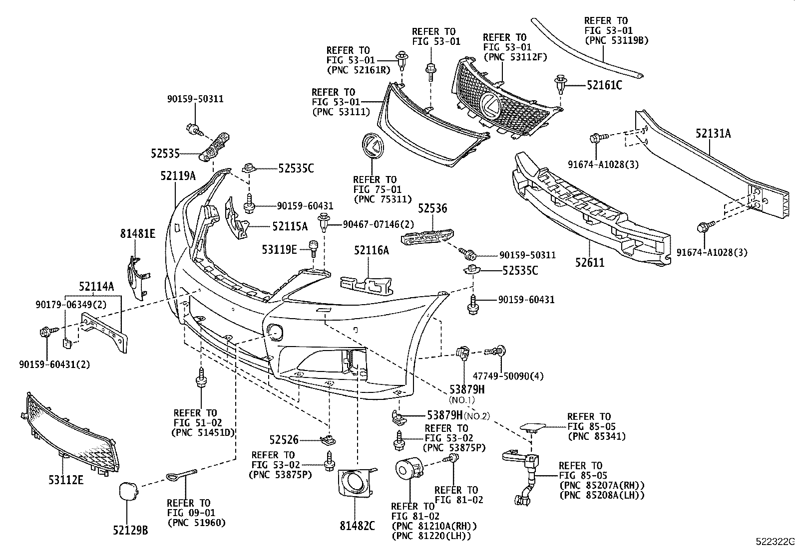 Front Bumper Bumper Stay
