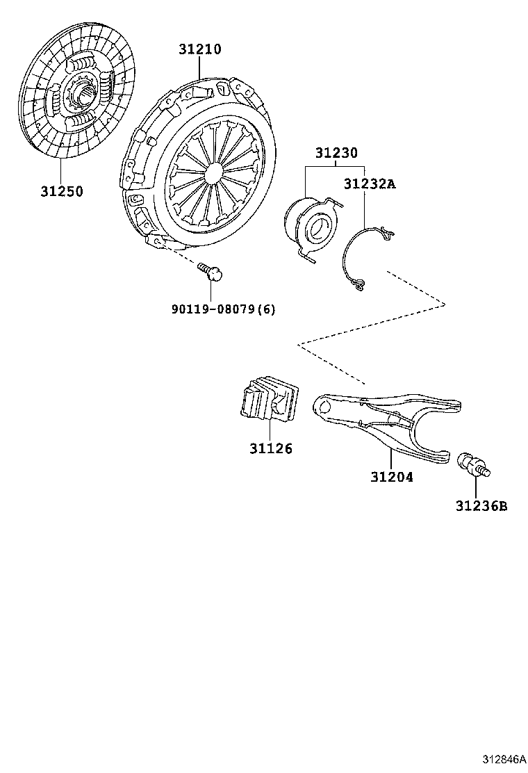 Clutch & Release Fork