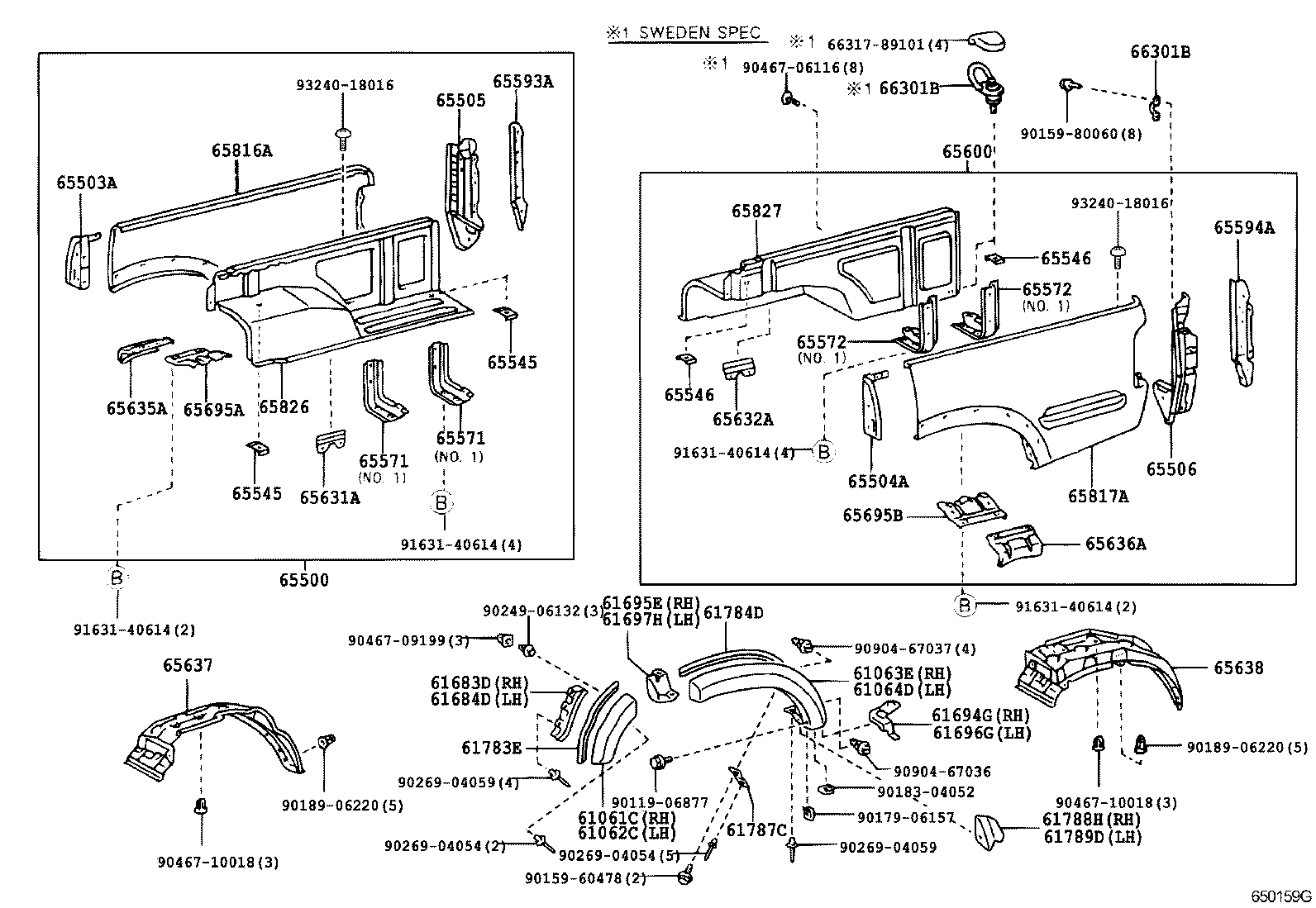 Rear Body Side Panel