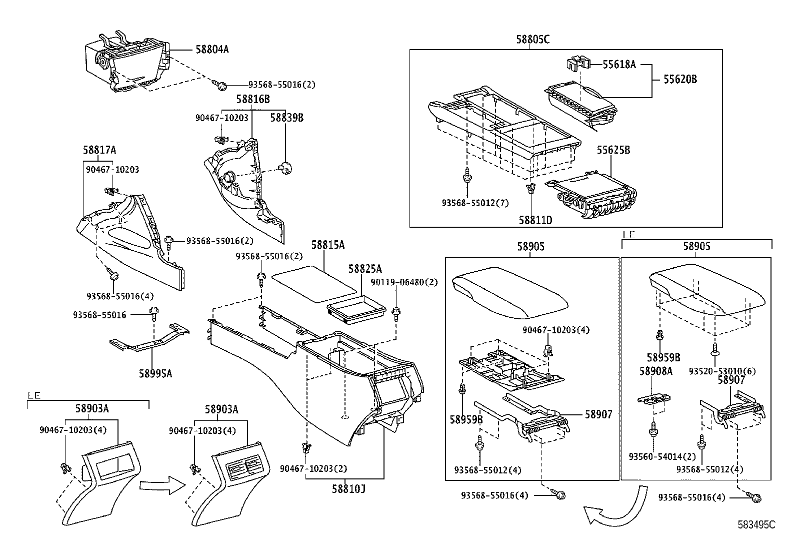 Console Box & Bracket