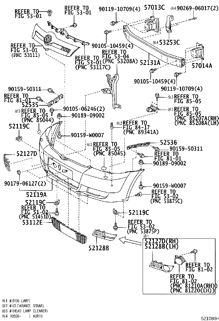 Front Bumper Bumper Stay