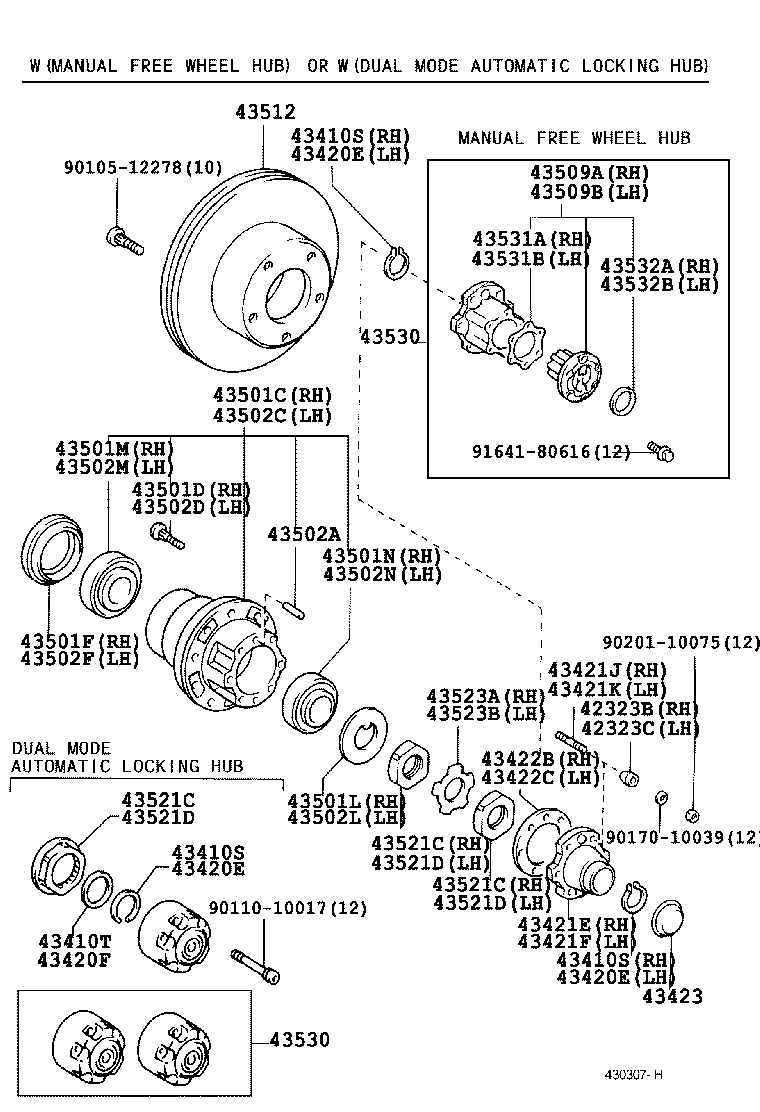 Front Axle Hub