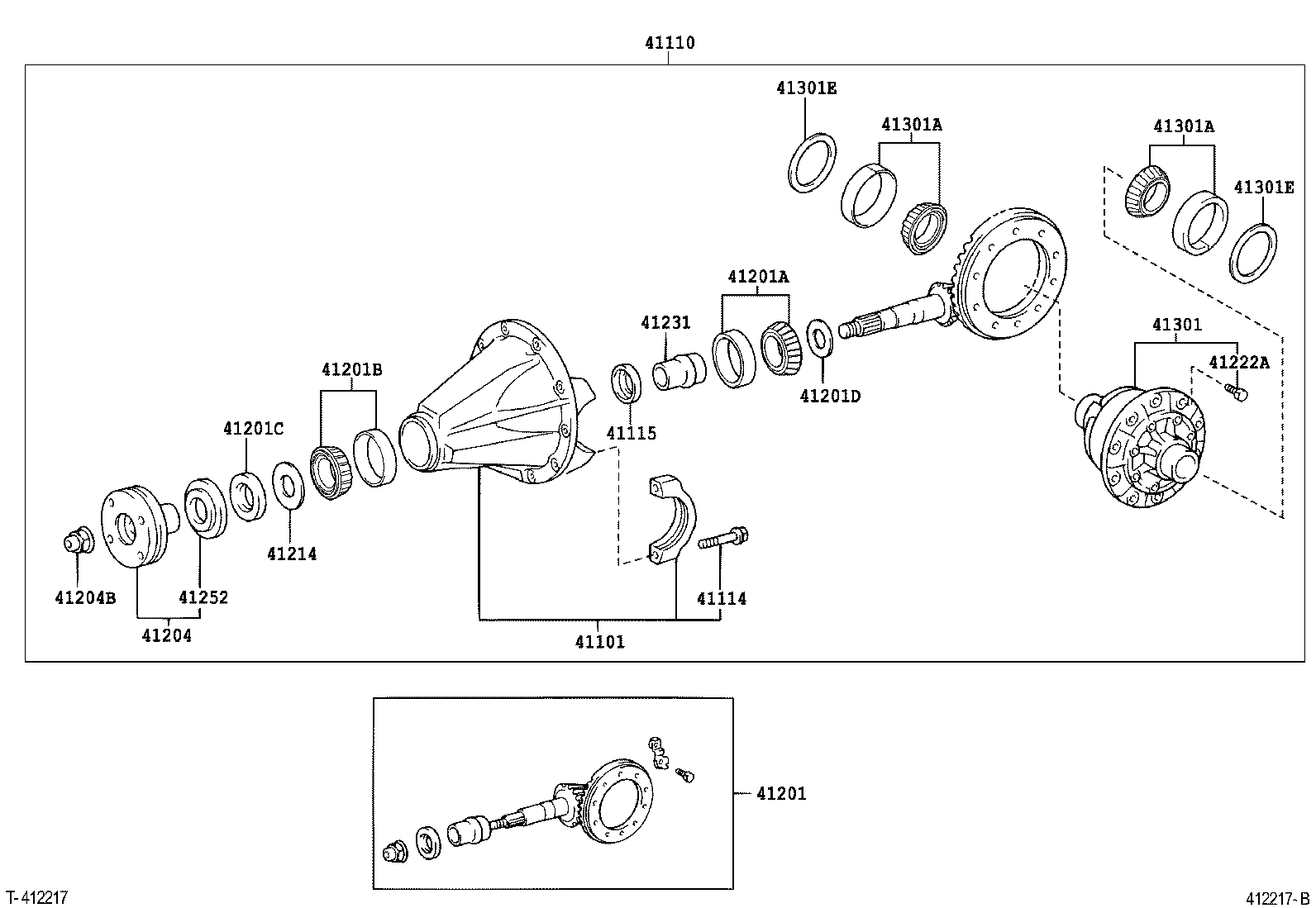 Rear Axle Housing Differential