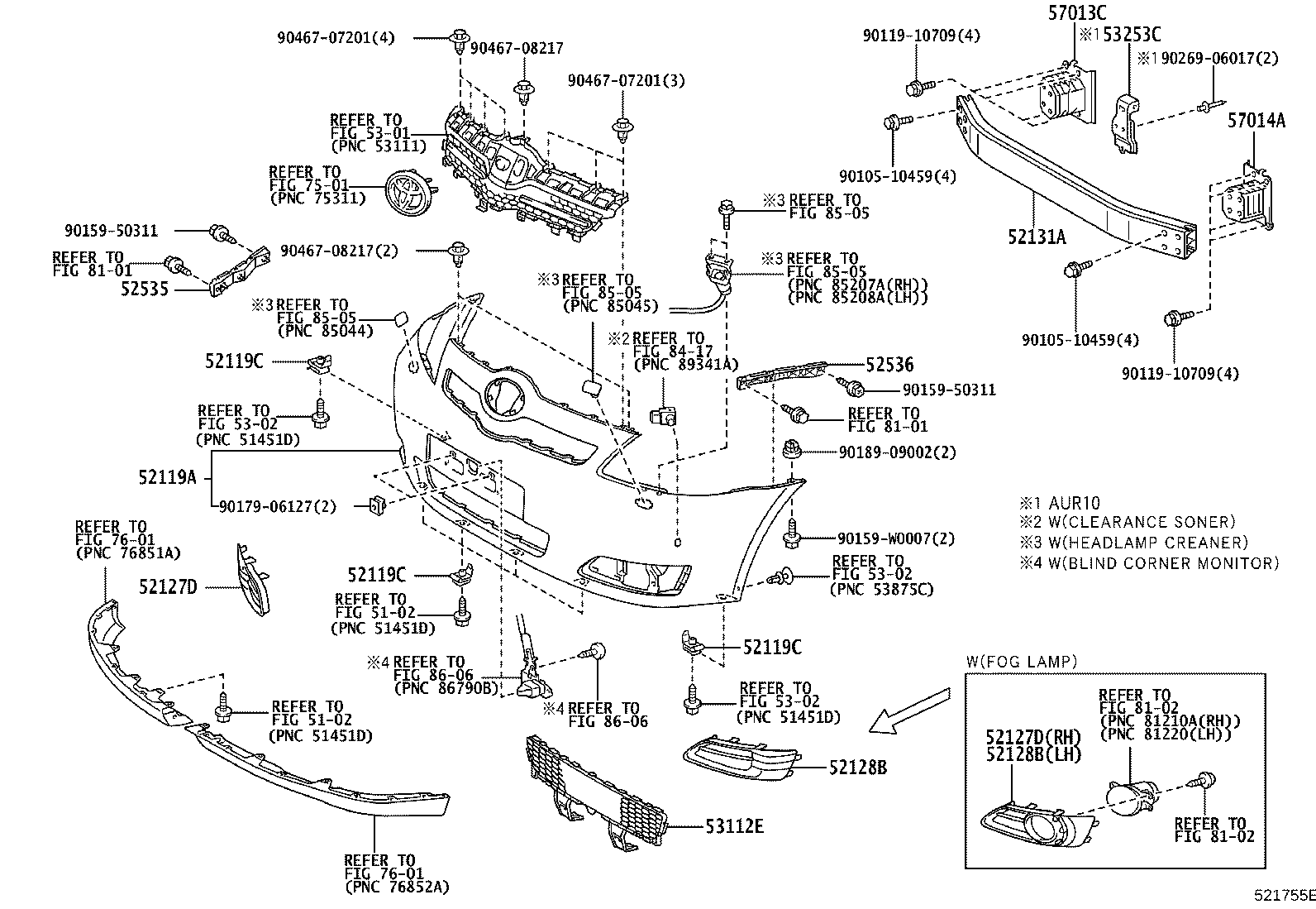 Front Bumper Bumper Stay