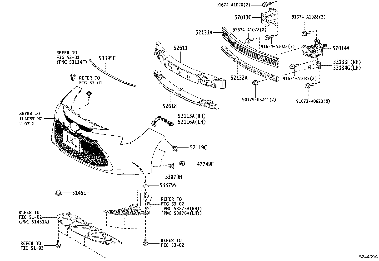 Front Bumper Bumper Stay
