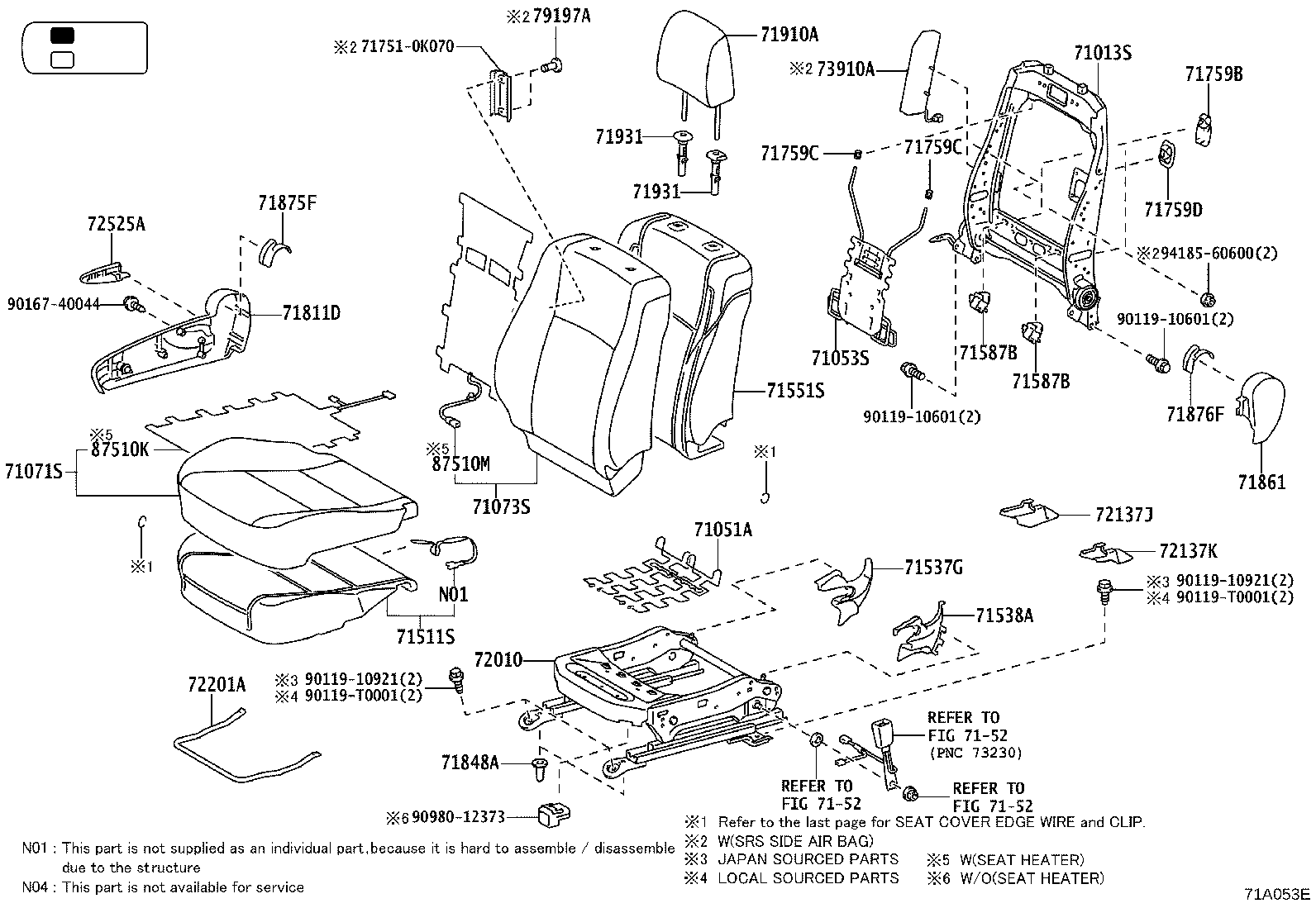 Seat & Seat Track