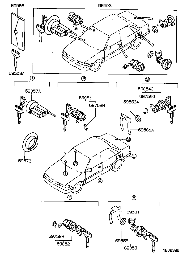 Juego de cilindro de cerradura