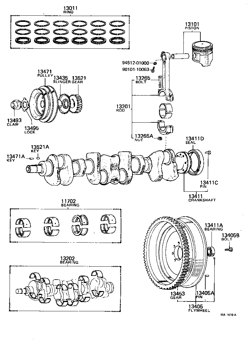 Cigüeñal y pistón