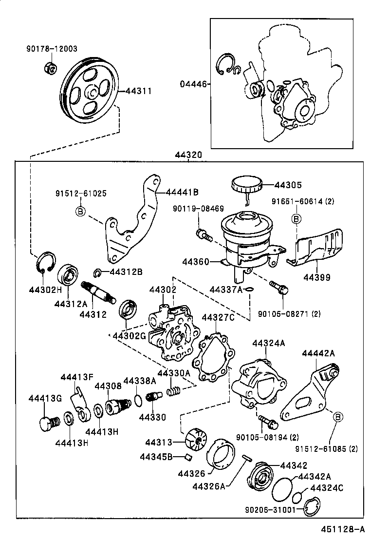 Vane Pump & Reservoir