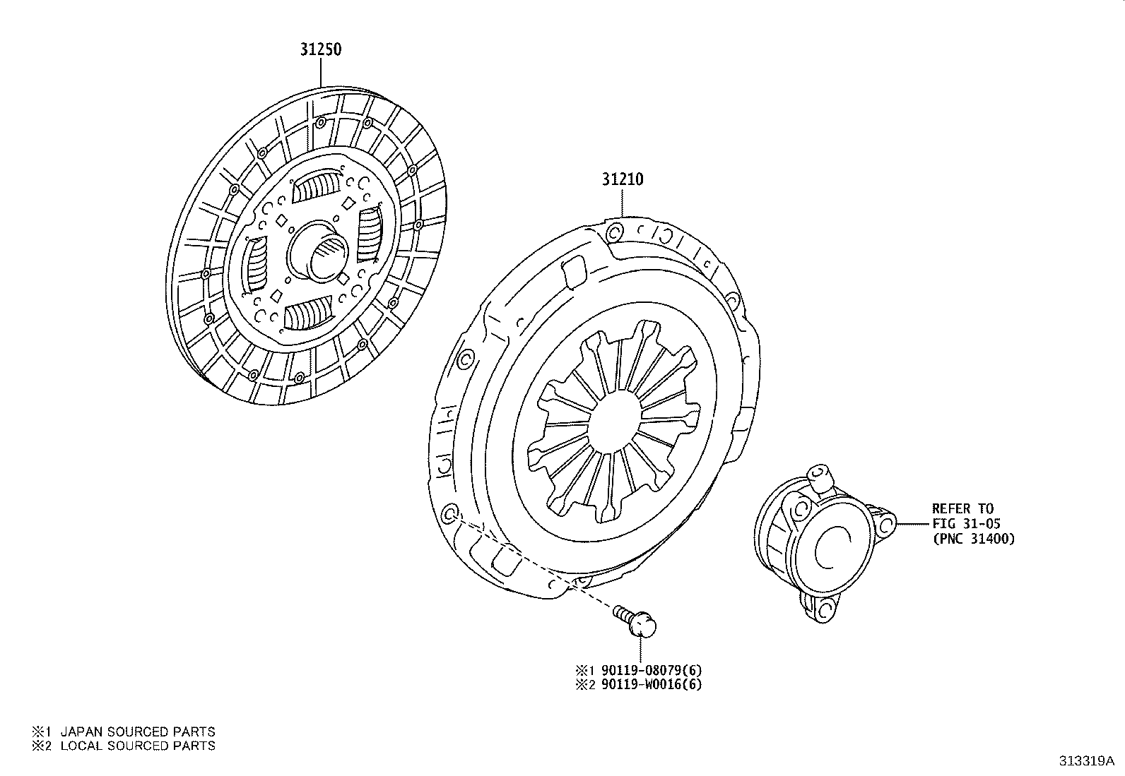 Clutch & Release Fork