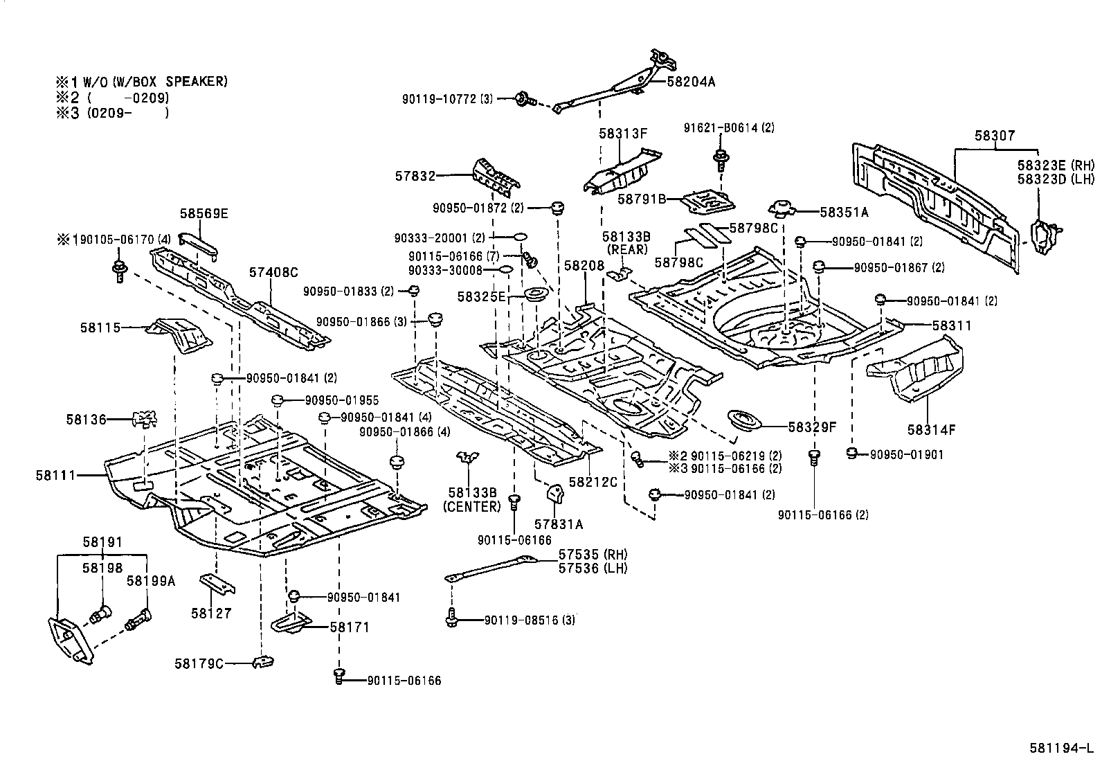 Floor Pan & Lower Back Panel