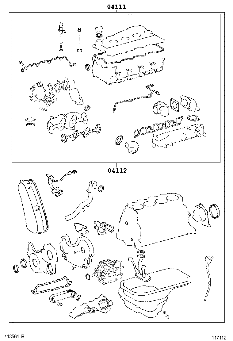 Engine Overhaul Gasket Kit