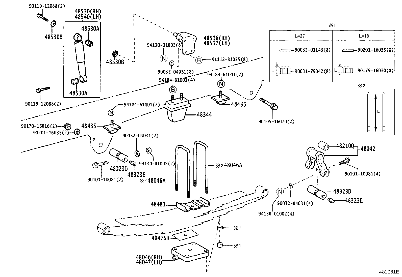 Rear Spring & Shock Absorber