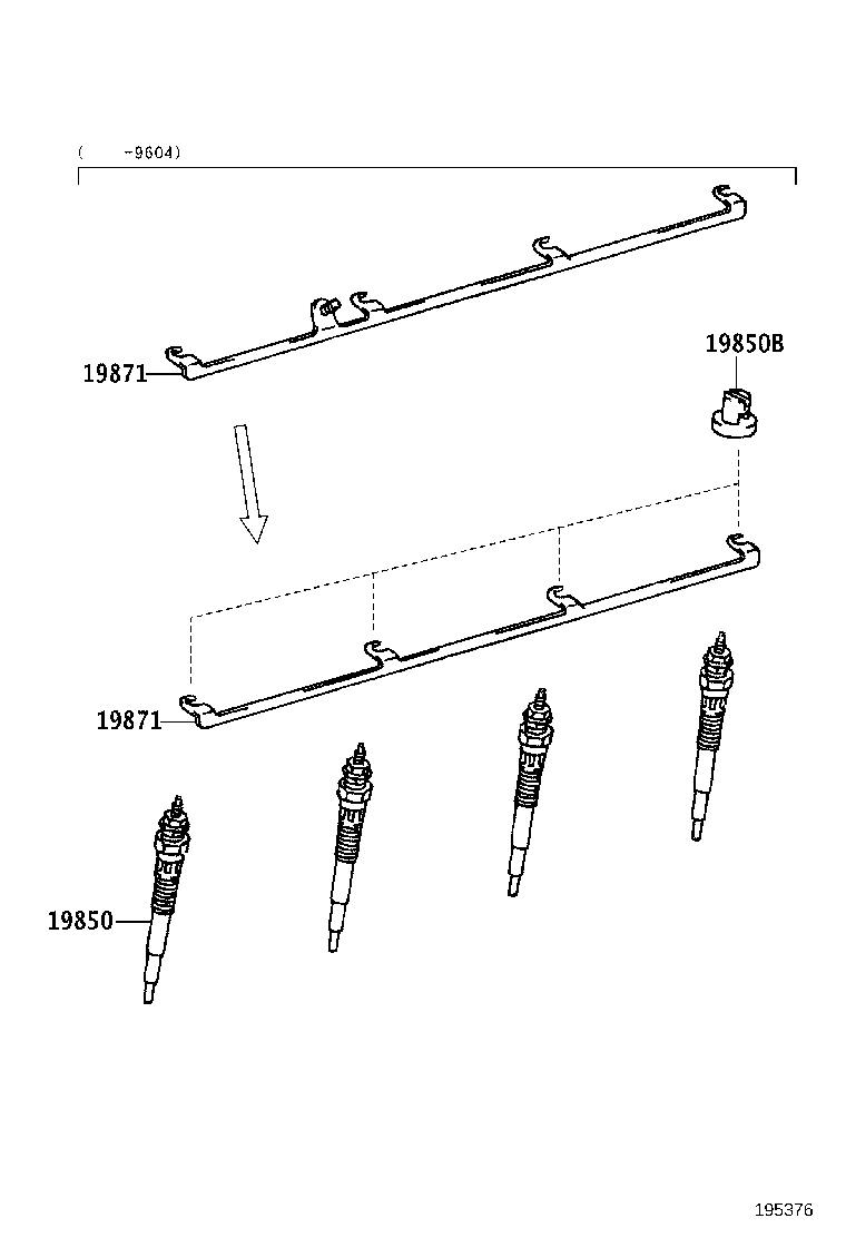 Ignition Coil Spark Plug Glow Plug