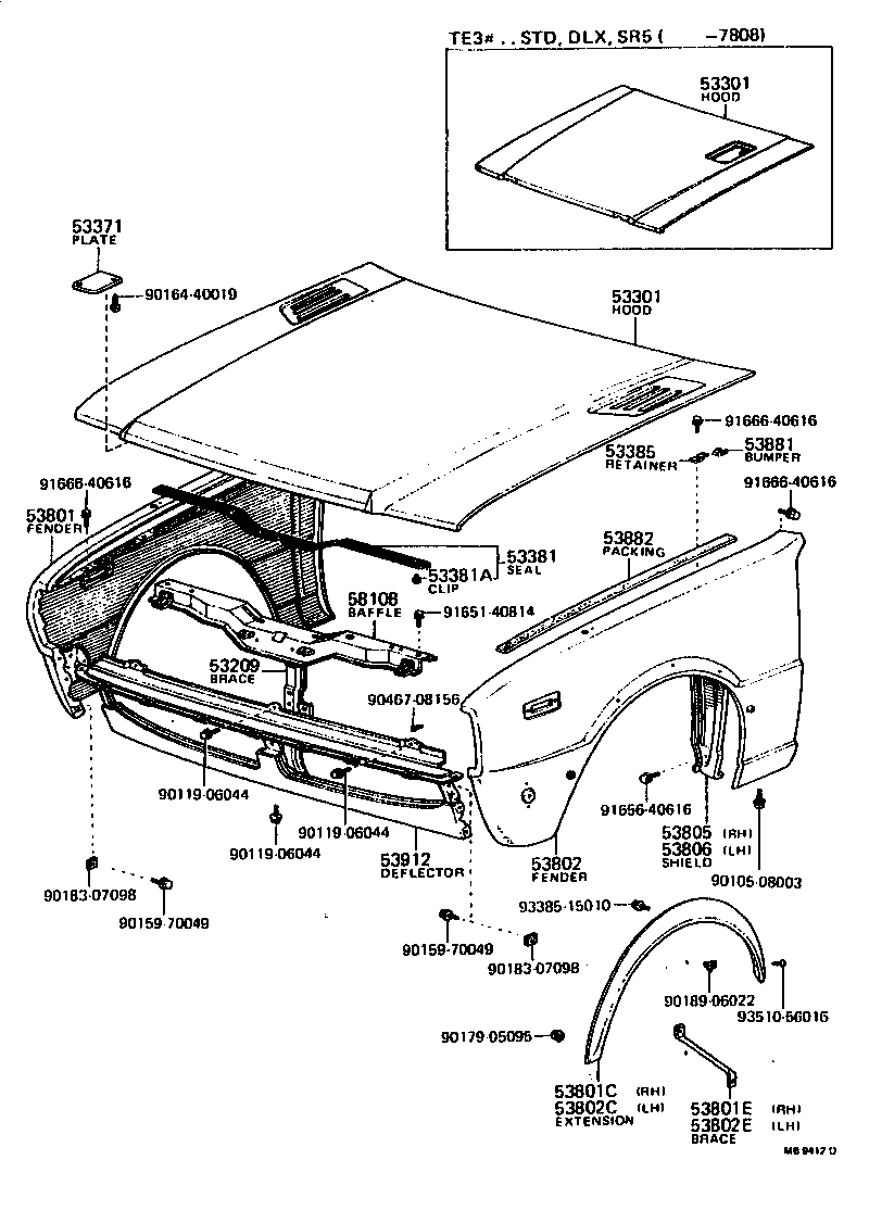 Hood & Front Fender
