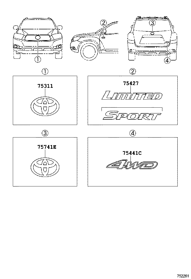 Emblem Name Plate