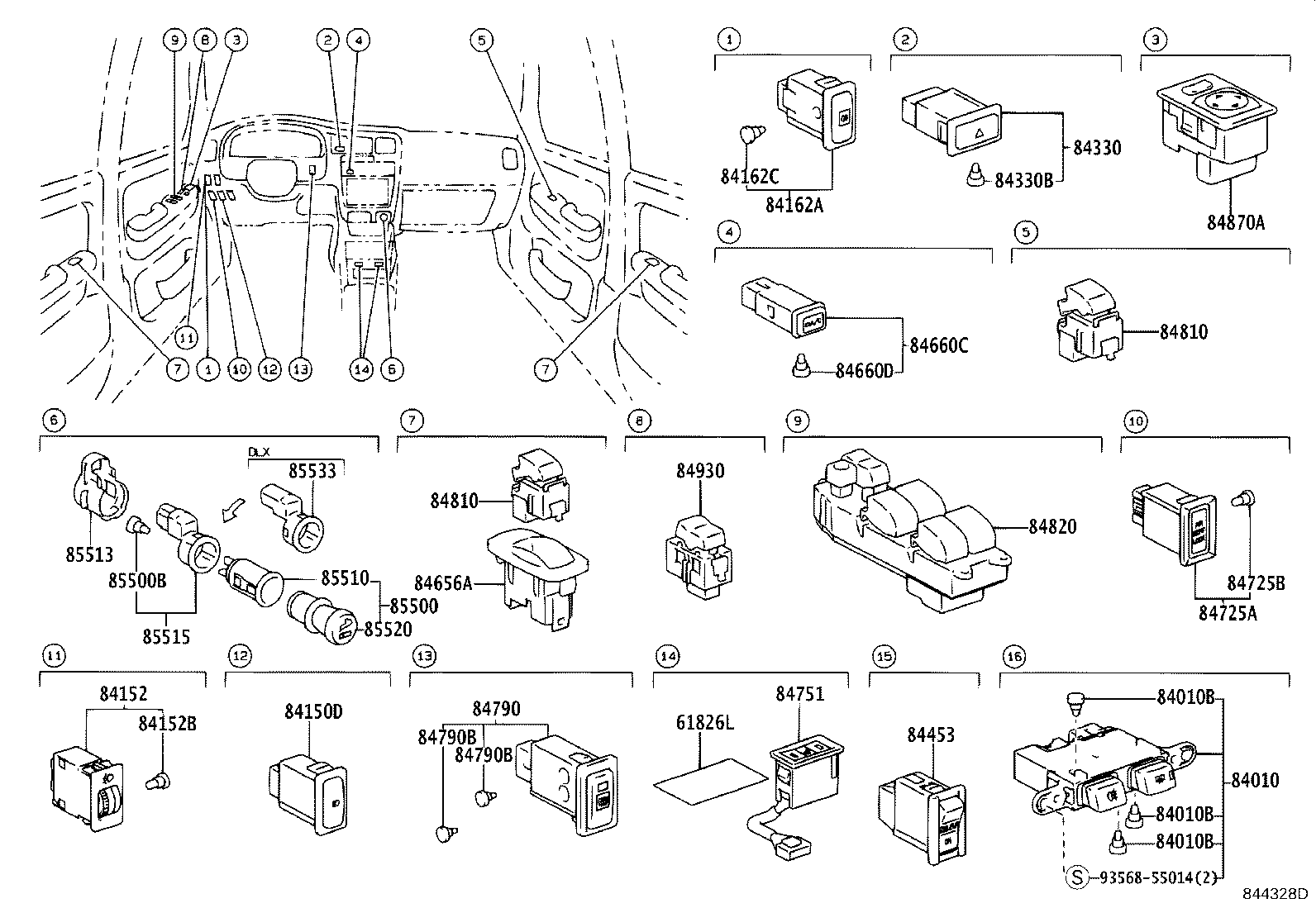 Interruptor y relé y computadora