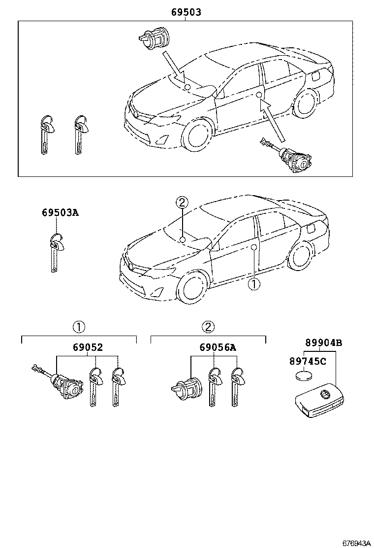 Lock Cylinder Set