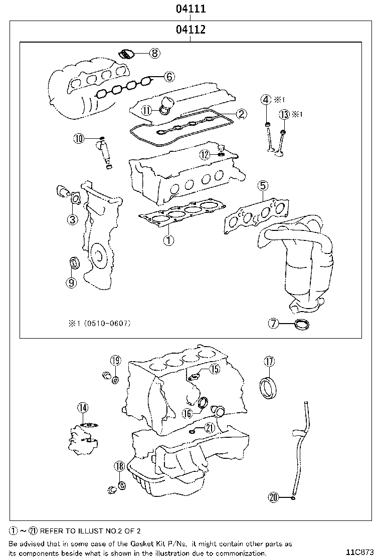 Engine Overhaul Gasket Kit