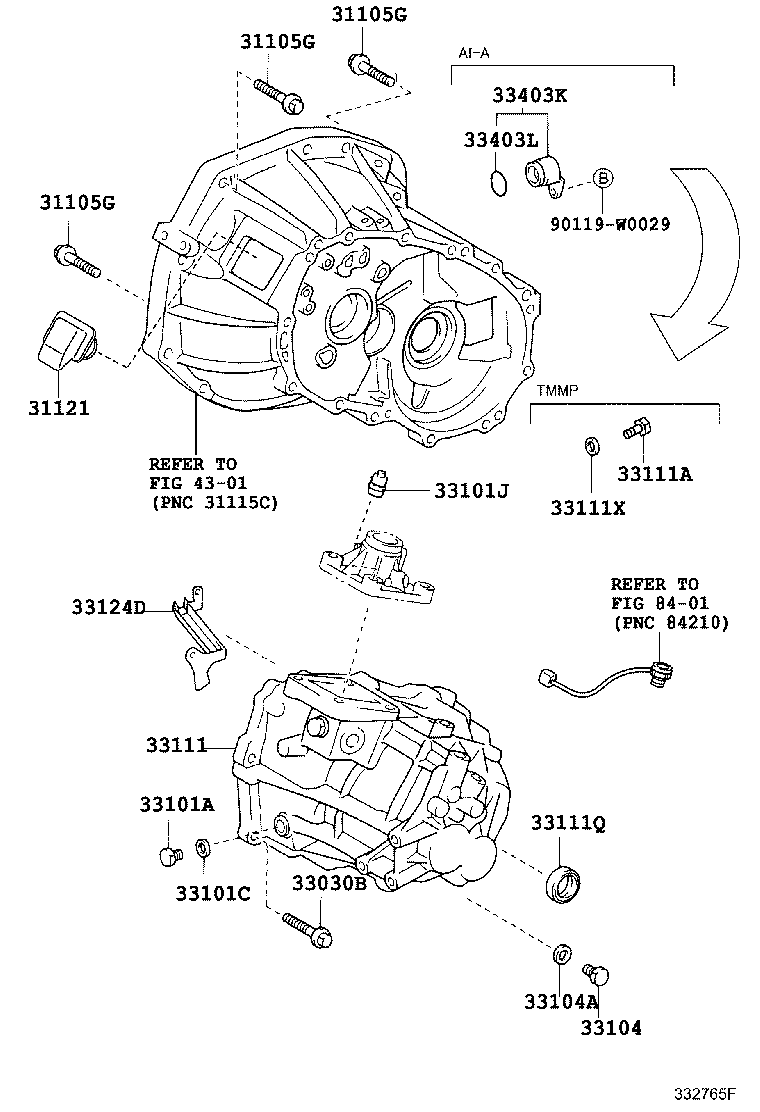 Clutch Housing + Transmission Case