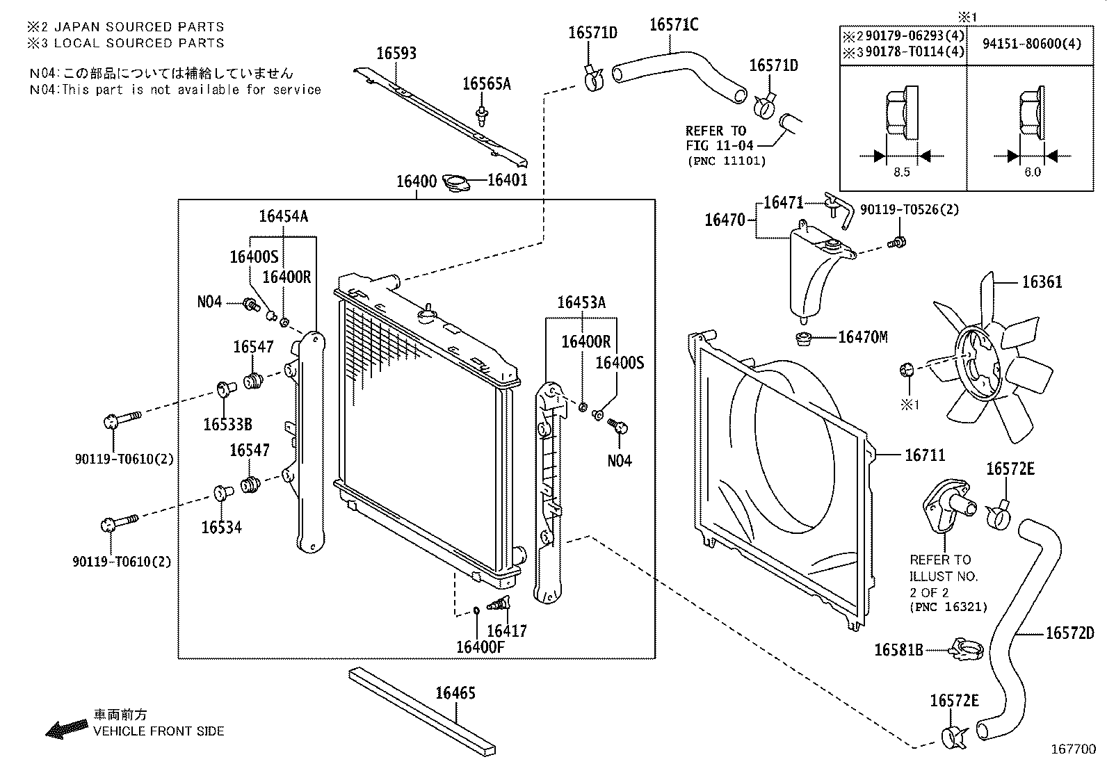 Radiator Water Outlet