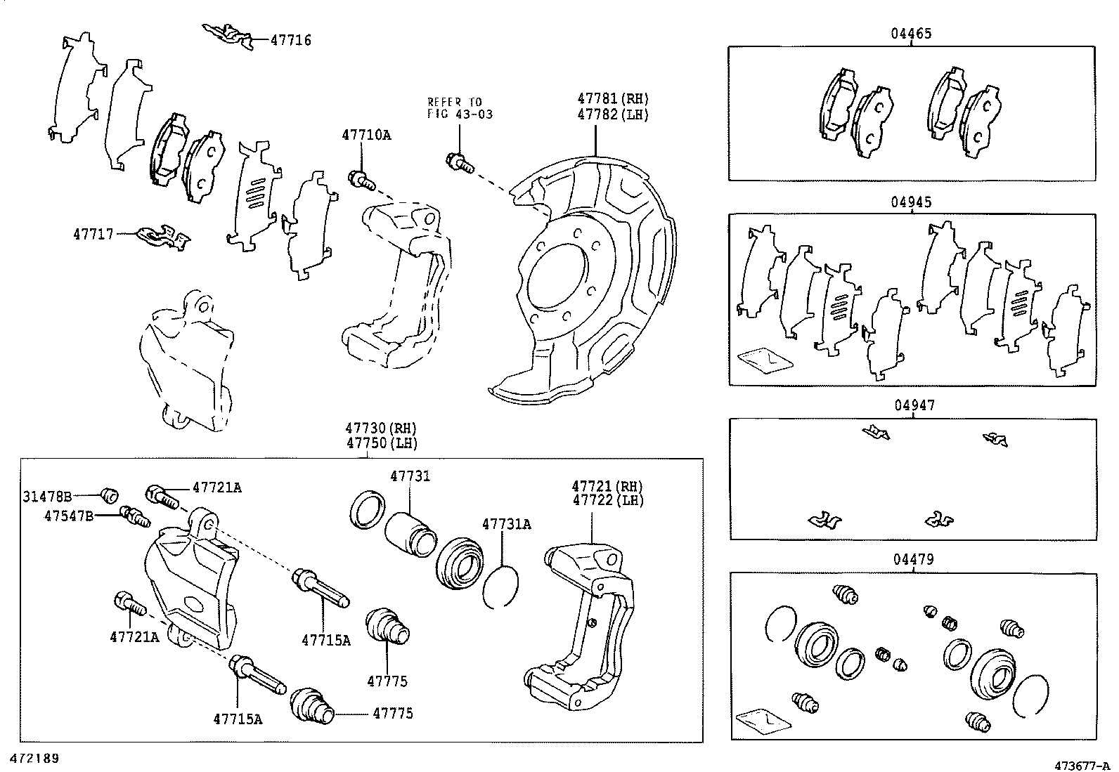 Front Disc Brake Caliper Dust Cover