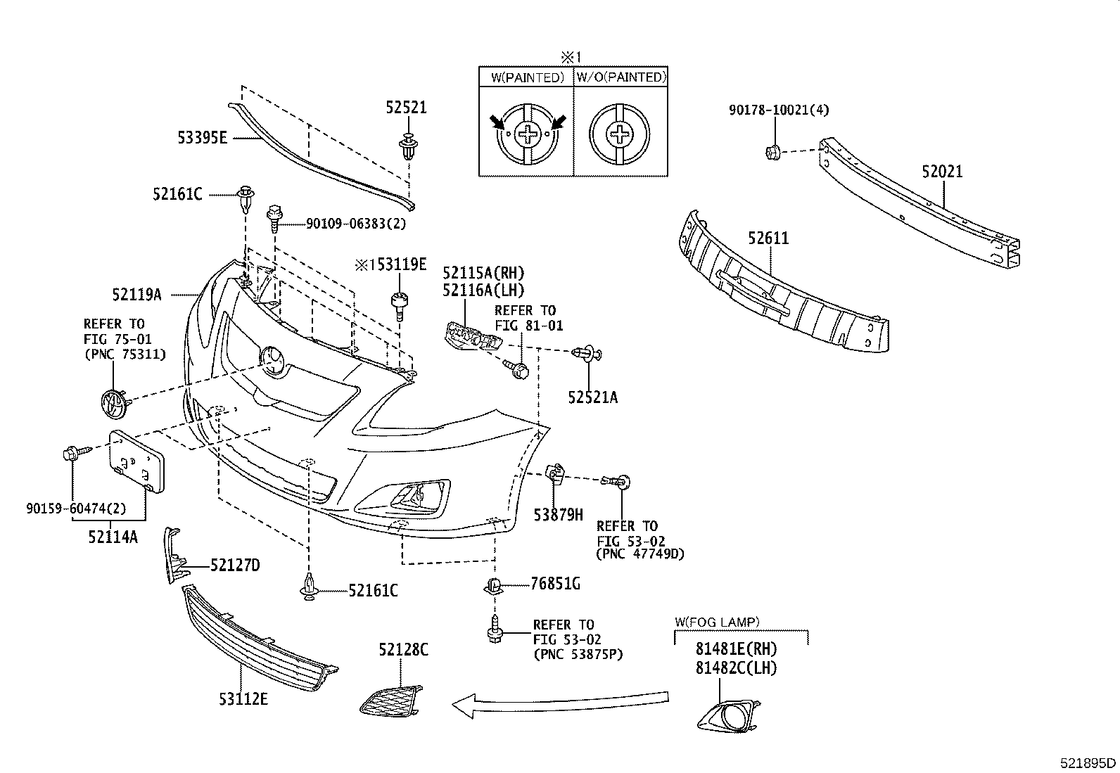 Front Bumper Bumper Stay